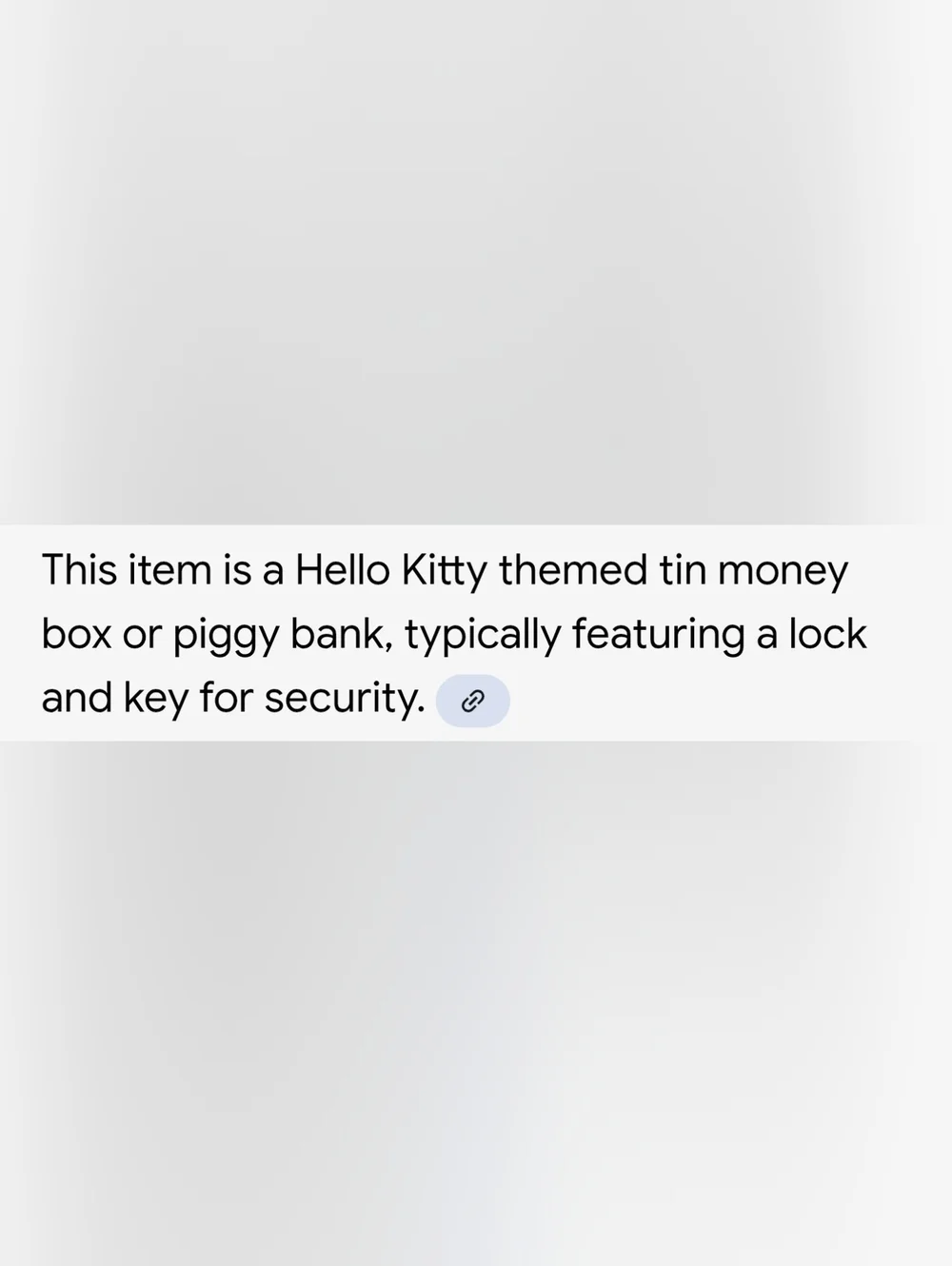 Hello Kitty Pink Coin Bank with Lock - Picture 7 of 12
